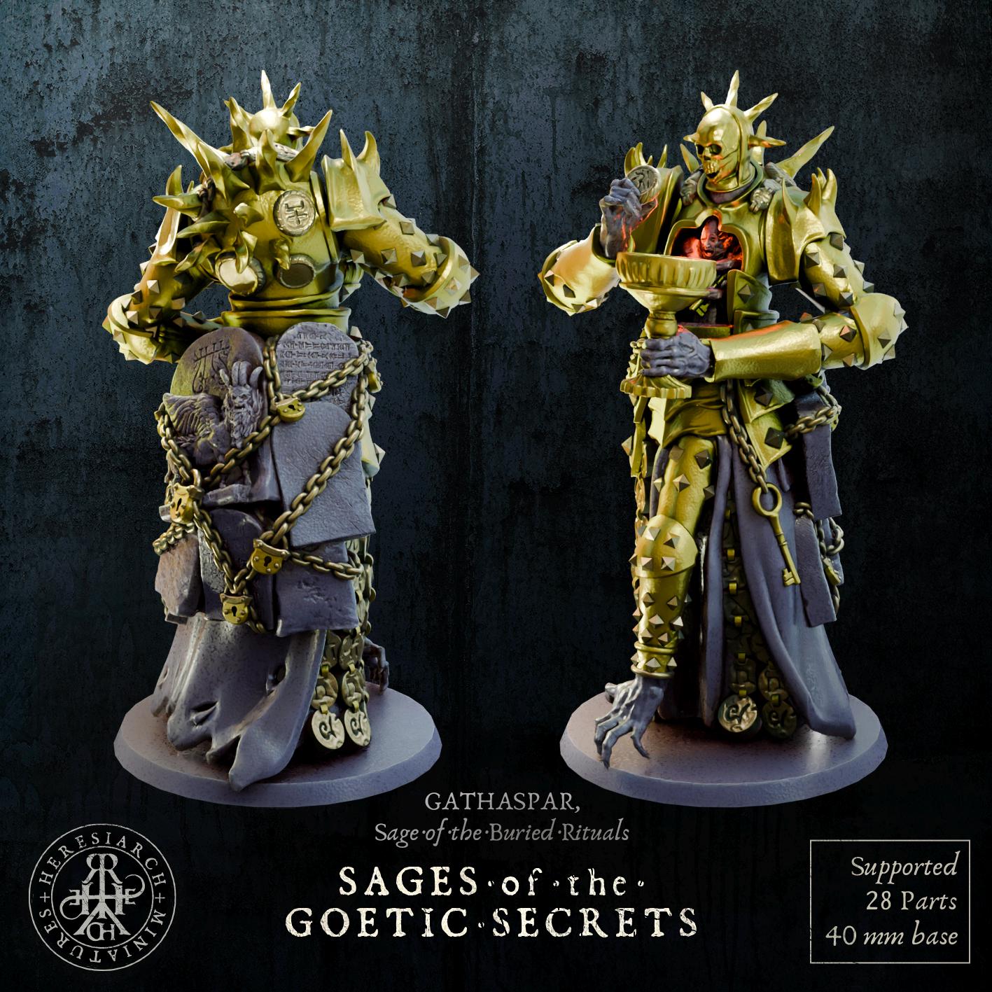 Grimdark Trench Proxy Miniatures – Warlock