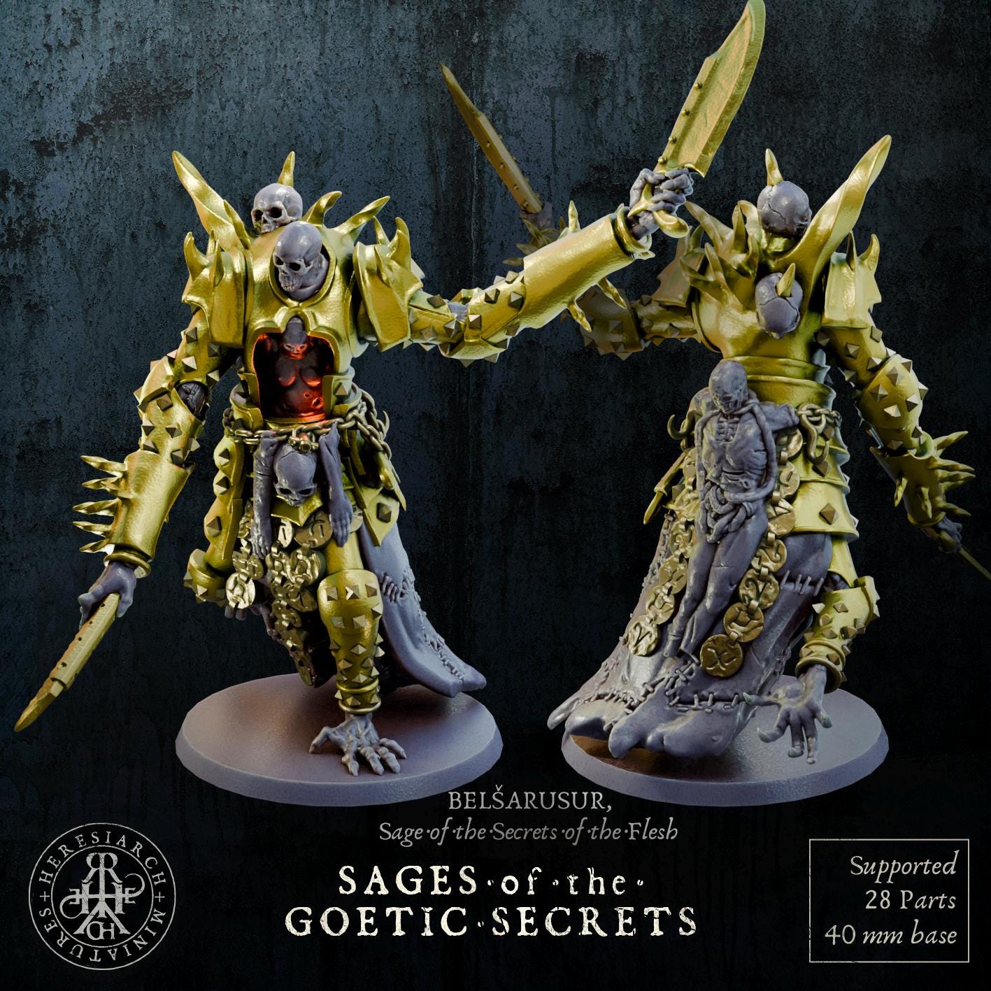 Grimdark Trench Proxy Miniatures – Warlock