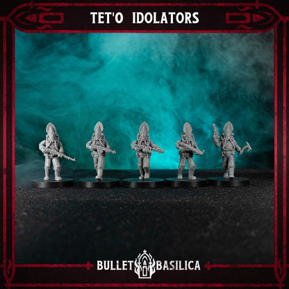 Grimdark Trench Proxy Miniatures – Drowned Heretic Infantry Set by Bulletbasilica