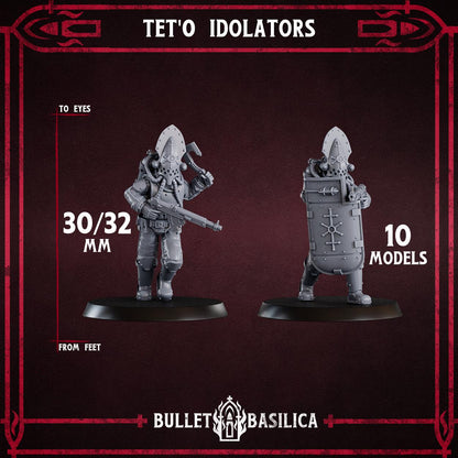 Grimdark Trench Proxy Miniatures – Drowned Heretic Infantry Set by Bulletbasilica