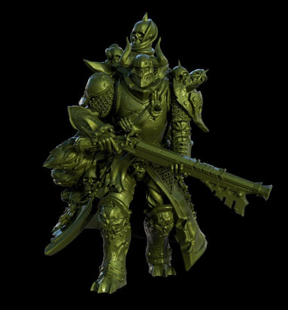 Grimdark Trench Proxy Miniatures – New Serpent Cult Infantry & Monstrous Command Set – Tabletop Figures