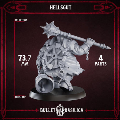 Grimdark Trench Proxy Miniature – Eater – Tabletop Figure