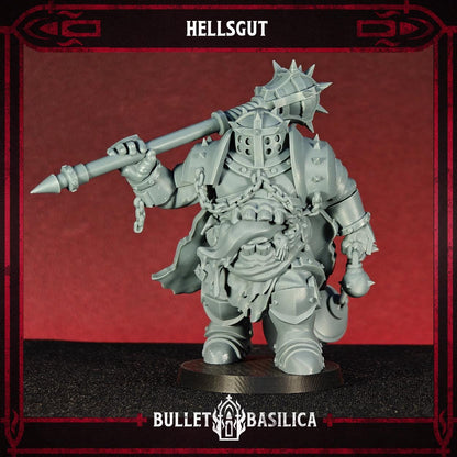 Grimdark Trench Proxy Miniature – Eater – Tabletop Figure