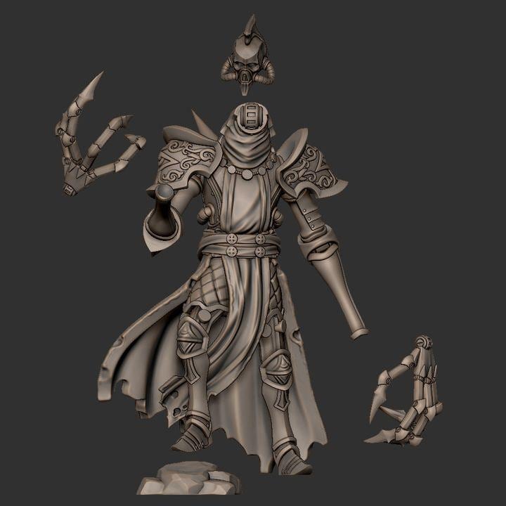Grimdark Warlock Knights – Heavy Proxy Miniatures for Tabletop Wargaming