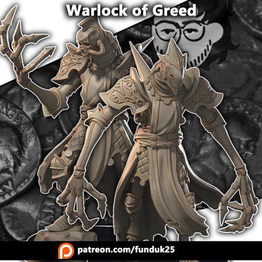 Grimdark Warlock Knights – Heavy Proxy Miniatures for Tabletop Wargaming