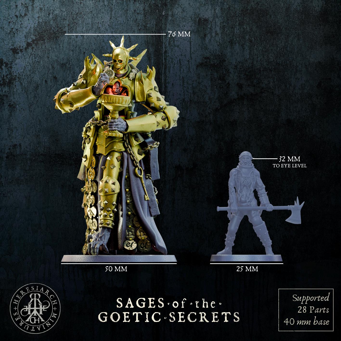 Grimdark Trench Proxy Miniatures – Warlock