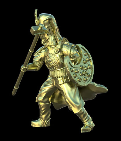 Grimdark Trench Proxy Miniatures – Desert Sultanate Infantry & Support Set – Tabletop Figures
