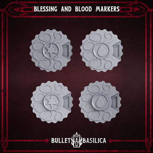 Grimdark Trench Marker – Blessing and Blood Marker by Bulletbasilica