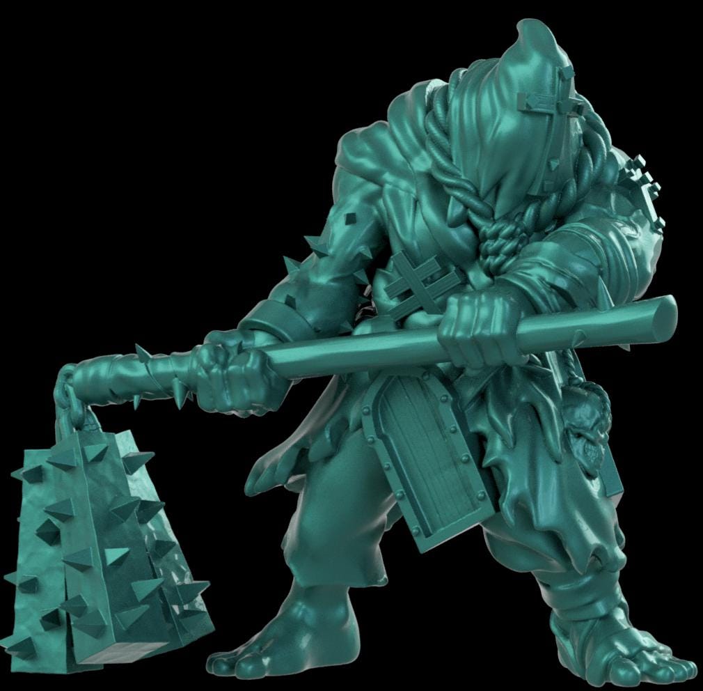 Grimdark Trench Proxy Miniatures – Fanatical Pilgrim Specialist Set – Tabletop Figures