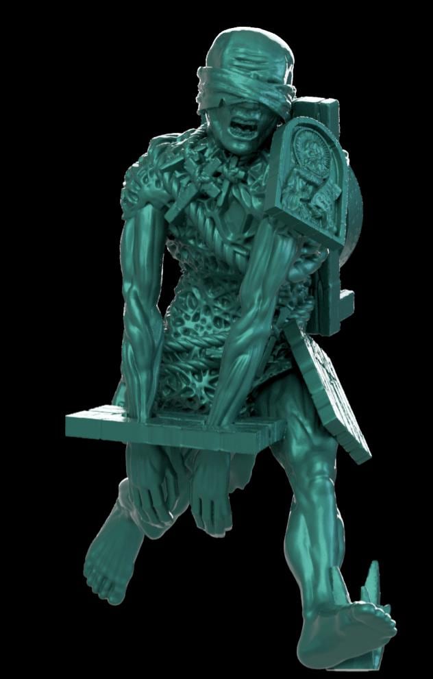 Grimdark Trench Proxy Miniatures – Fanatical Pilgrim Trooper Set – Tabletop Figures