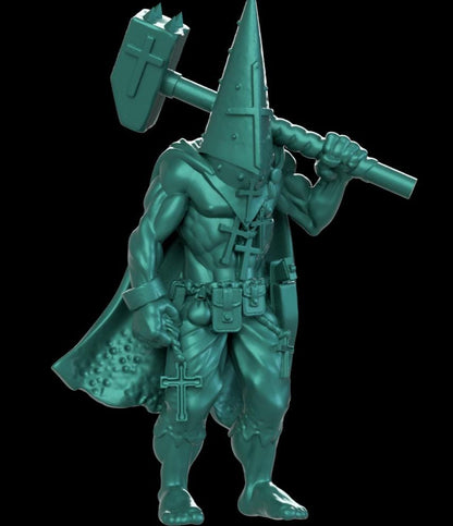 Grimdark Trench Proxy Miniatures – Fanatical Pilgrim Trooper Set – Tabletop Figures