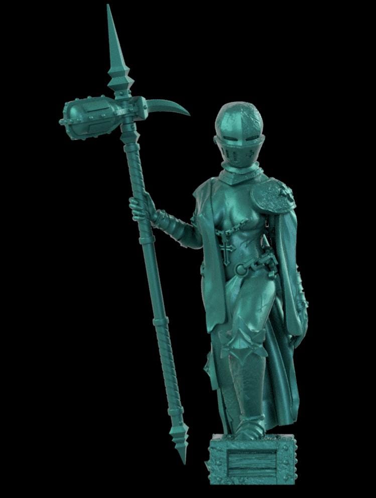 Grimdark Trench Proxy Miniatures – Fanatical Pilgrim Trooper Set – Tabletop Figures