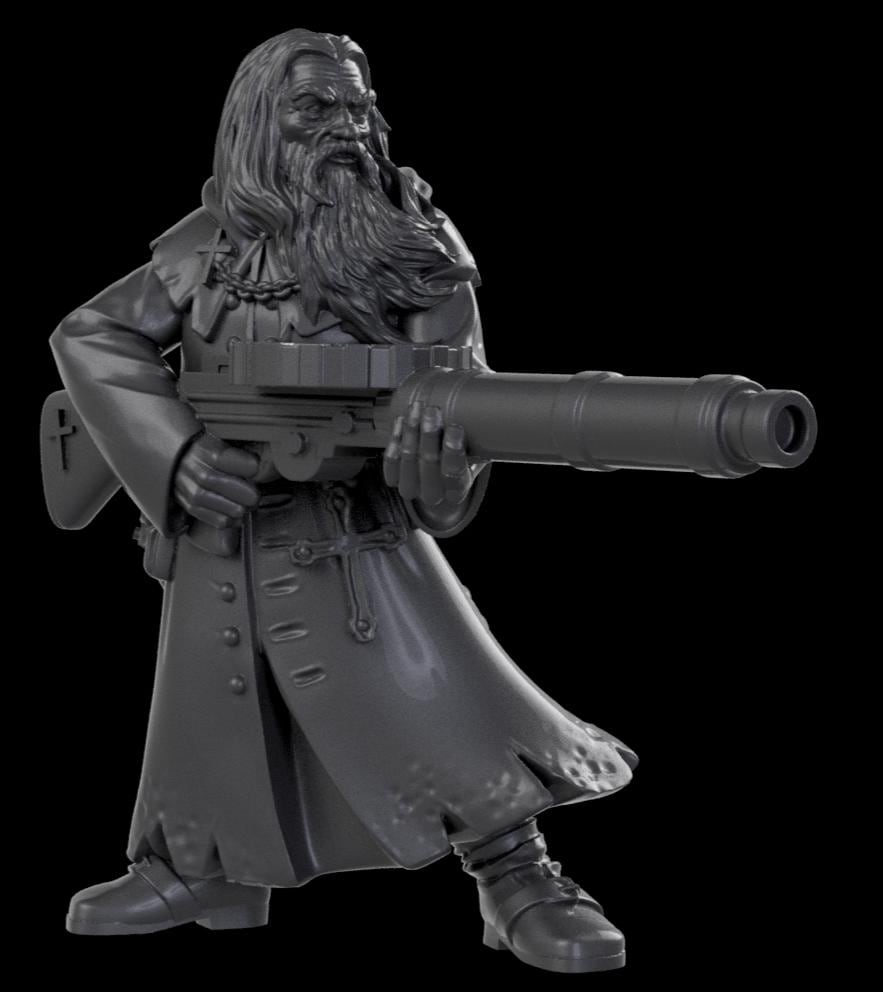 Grimdark Trench Proxy Miniatures – Religious Antioch Specialist Set – Tabletop Figures