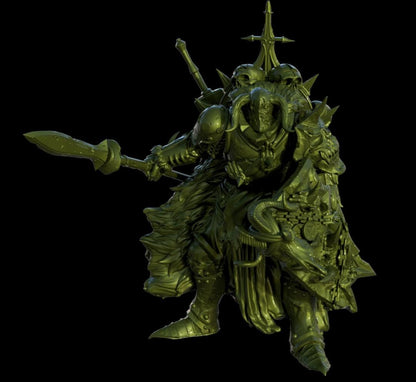 Grimdark Trench Proxy Miniatures – New Serpent Cult Infantry & Monstrous Command Set – Tabletop Figures