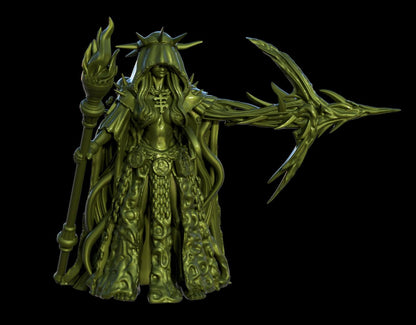 Grimdark Trench Proxy Miniatures – New Serpent Cult Infantry & Monstrous Command Set – Tabletop Figures