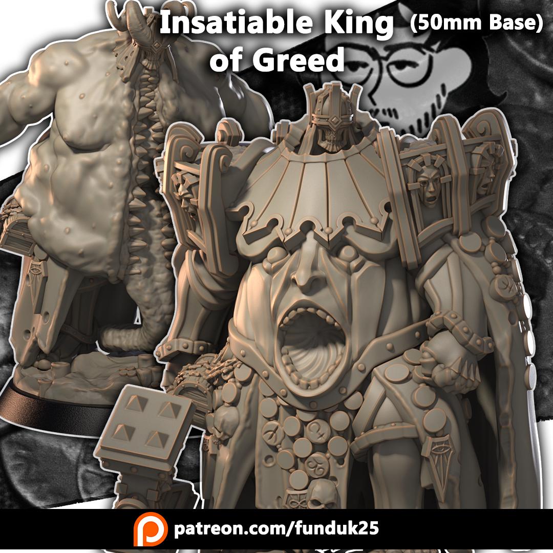 Grimdark Sin Devourer –  Proxy Miniature for Tabletop Wargaming