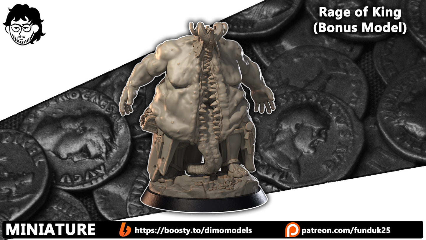 Grimdark Sin Devourer –  Proxy Miniature for Tabletop Wargaming