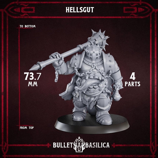 Grimdark Trench Proxy Miniature – Eater – Tabletop Figure