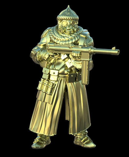 Grimdark Trench Proxy Miniatures – Desert Sultanate Infantry & Support Set – Tabletop Figures