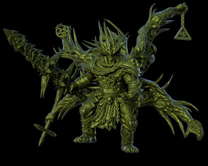 Grimdark Trench Proxy Miniatures – Serpent Cult Specialist Set – Tabletop Figures