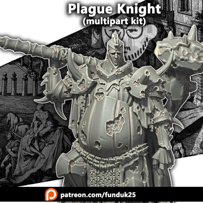 Grimdark Knight Plague Big Boy Proxy Miniatures – 32mm Resin Wargaming Models