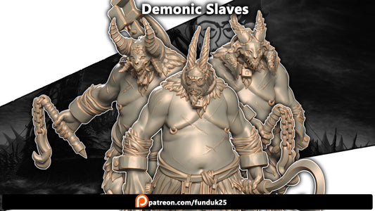 Grimdark Trench Proxy Miniatures – Serpent Cult Monster Set – Tabletop Figures