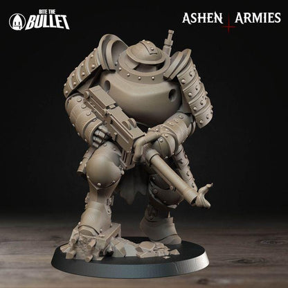 Grimdark Trench Warfare Proxy Miniatures – Shogunate Infantry & Support Set – 32mm Resin Warband