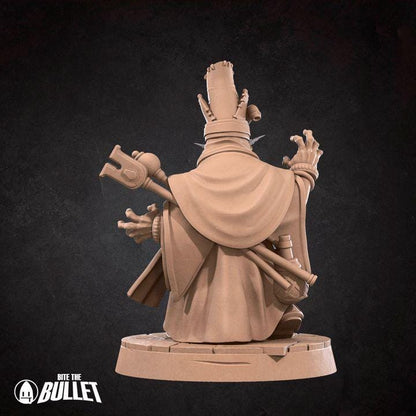 Gnome Summoner (+Eidolon) Miniature - Fantasy RPG Character - Tabletop RPG Mini - 32mm Resin Miniature - Druid Fighter Mini