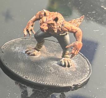Weird War Infantry Squad – Werwolf (5 Miniatures) – 28mm Sci-Fi WWII Tabletop Proxies