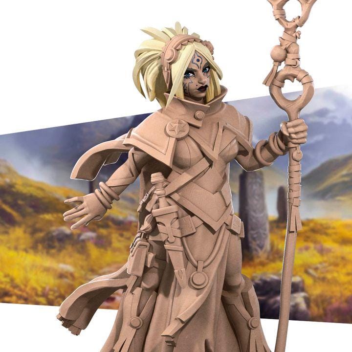 Hero Bundle B - Fantasy RPG Character(12 Miniatures) - Tabletop RPG Mini - 32mm Resin Miniature - Iconic Heroes