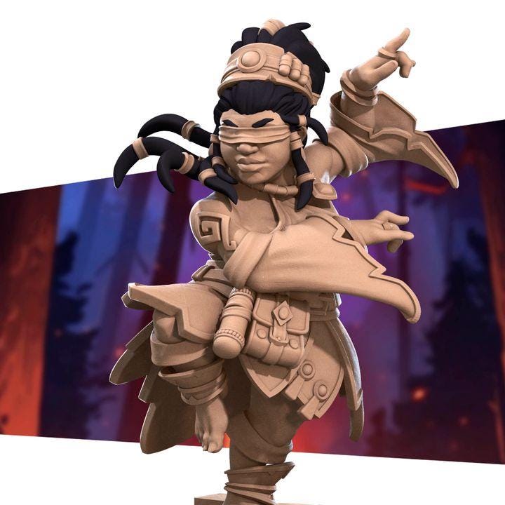 Hero Bundle F - Fantasy RPG Character(14 Miniatures) - Tabletop RPG Mini - 32mm Resin Miniature - Iconic Heroes