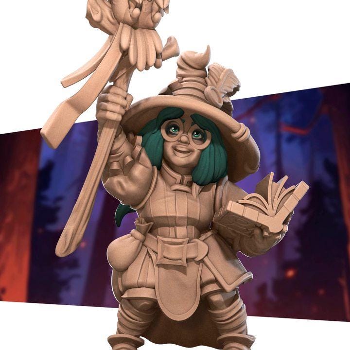 Hero Bundle F - Fantasy RPG Character(14 Miniatures) - Tabletop RPG Mini - 32mm Resin Miniature - Iconic Heroes