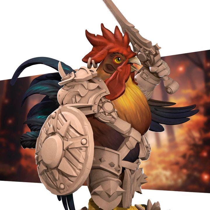 Hero Bundle G - Fantasy RPG Character(17 Miniatures) - Tabletop RPG Mini - 32mm Resin Miniature - Iconic Heroes