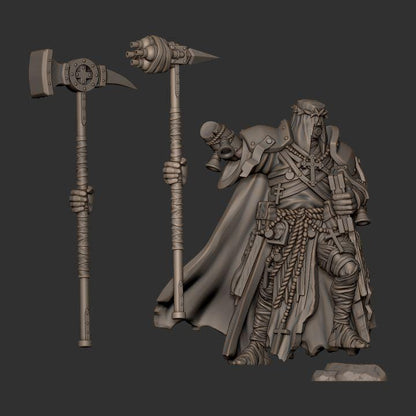 Grimdark War Lord – 32mm Resin Proxy Miniatures Warband