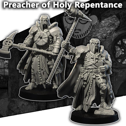 Grimdark War Lord – 32mm Resin Proxy Miniatures Warband