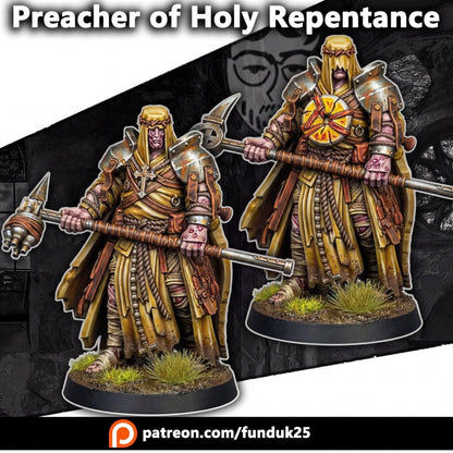 Grimdark War Lord – 32mm Resin Proxy Miniatures Warband