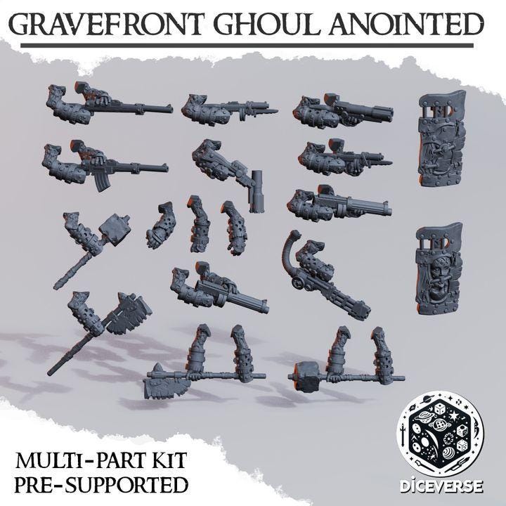 Grimdark Armored Zealots B Proxy Miniatures – 32mm Resin Wargaming Models