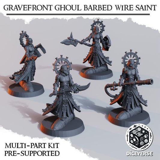 Grimdark Trench Proxy Miniatures – Ghoul Barbed Wire