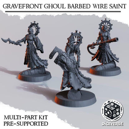 Grimdark Trench Proxy Miniatures – Ghoul Barbed Wire