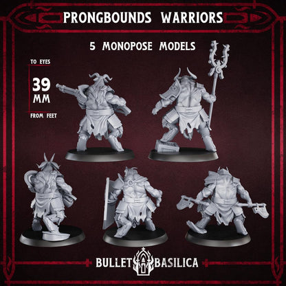 Grimdark  Zealots Proxy Miniatures – 32mm 9 pcs Resin Wargaming Models