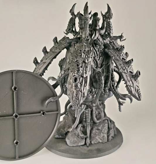 Monster Magnet Ready Wargaming Bases – 80mm - 100mm - 130mm - 160mm – Tabletop Miniature Bases with Magnet Holes