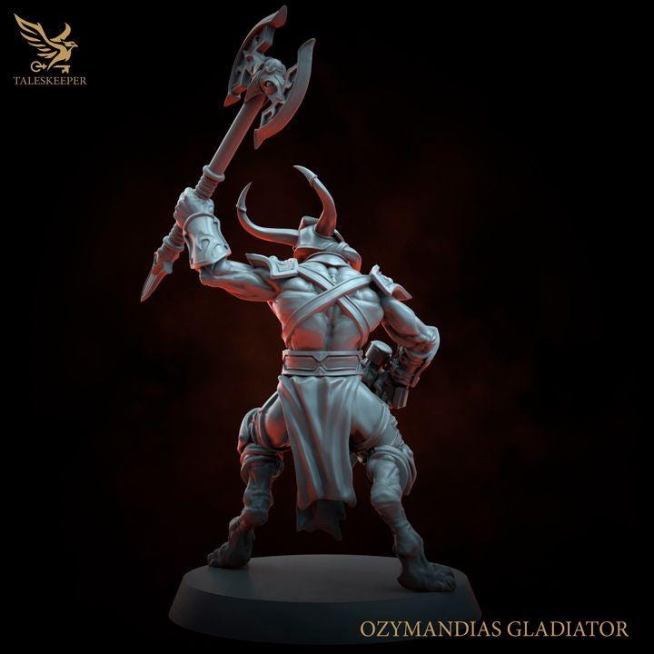 Ozymandias Gladiators Warband - 32mm Resin Miniatures - Grimdark Tabletop Wrgame Army - RPG Mini Set DnD