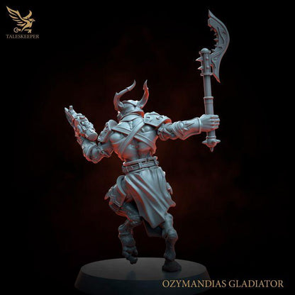 Ozymandias Gladiators Warband - 32mm Resin Miniatures - Grimdark Tabletop Wrgame Army - RPG Mini Set DnD