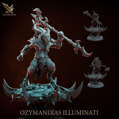 Ozymandias Illuminati - 32mm Resin Miniatures - Grimdark Tabletop Wrgame Army - RPG Mini Set DnD