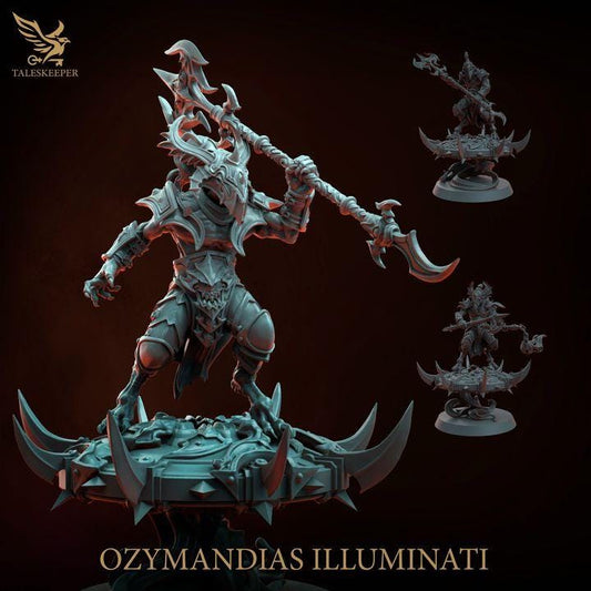 Ozymandias Illuminati - 32mm Resin Miniatures - Grimdark Tabletop Wrgame Army - RPG Mini Set DnD