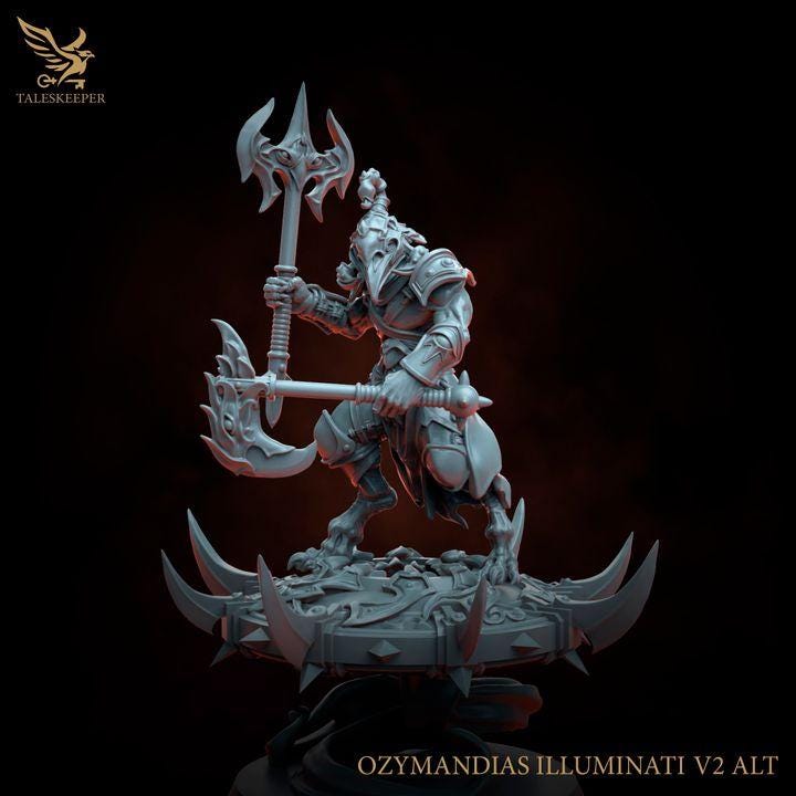 Ozymandias Illuminati - 32mm Resin Miniatures - Grimdark Tabletop Wrgame Army - RPG Mini Set DnD