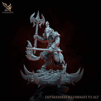 Ozymandias Illuminati - 32mm Resin Miniatures - Grimdark Tabletop Wrgame Army - RPG Mini Set DnD