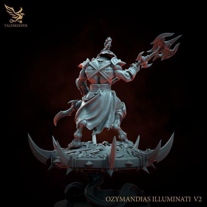 Ozymandias Illuminati - 32mm Resin Miniatures - Grimdark Tabletop Wrgame Army - RPG Mini Set DnD