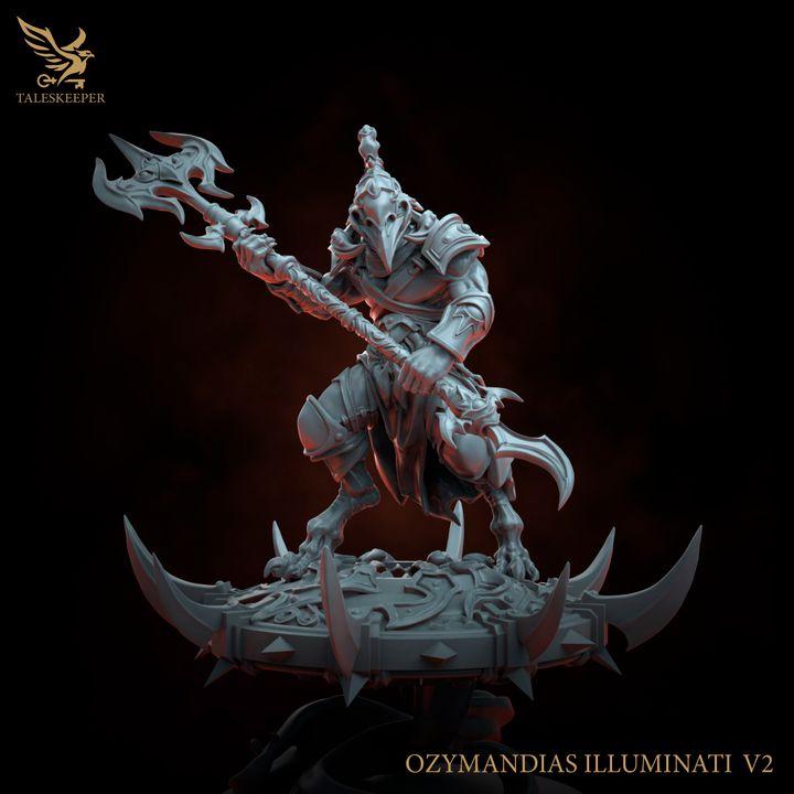Ozymandias Illuminati - 32mm Resin Miniatures - Grimdark Tabletop Wrgame Army - RPG Mini Set DnD