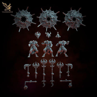 Ozymandias Illuminati - 32mm Resin Miniatures - Grimdark Tabletop Wrgame Army - RPG Mini Set DnD